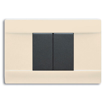 AVE45P02BL placca ral45 luc 2m.aff.bianc blanc