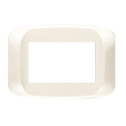 AVE45PB03BP placca banq.tecnop.3m. bianco panna