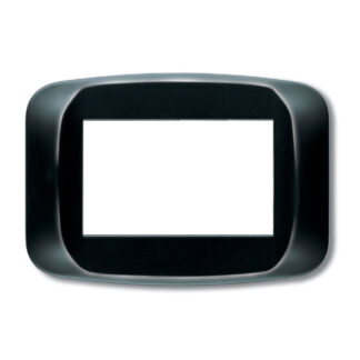AVE45PB04NL placca banq.tecnop. 4m. nero lucido