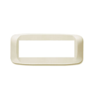 AVE45PB06BP placca banq.tecnop.6m. bianco panna