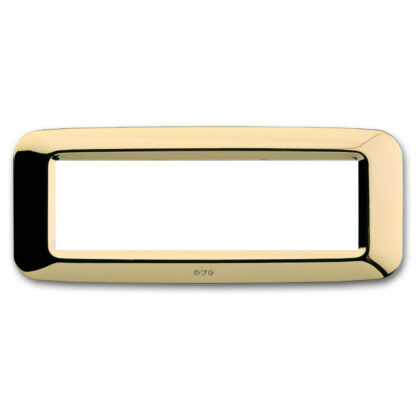 AVE45PY06OT placca yes tecnop. 6 mod. ottone