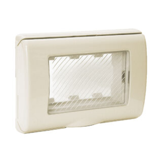 AVE45SP43BPN placca ip55 con membrana 3m.blanc