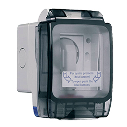 AVE45ST590/15TS contenit.aveseal ip56+schuko 10/16a