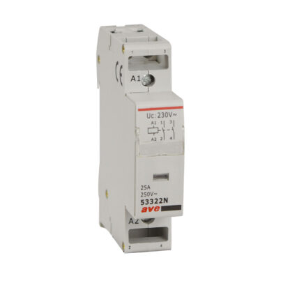 AVE53322N contattore 2p 25a 2na t.b. 230v 1m