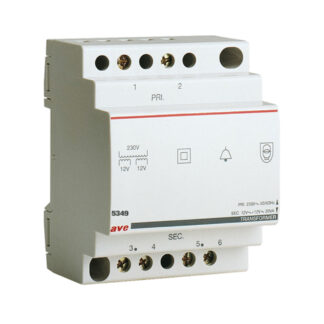 AVE5349 trasf.vnp 230v vns 12/24v pn40va 4m