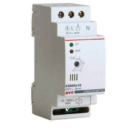 AVE53886X16 rele'di massimo consumo 16a 230v 2m