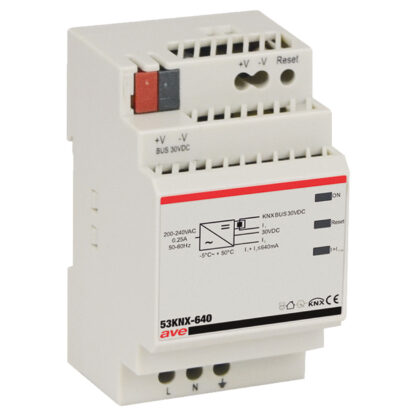 AVE53KNX-640 ALIMENTATORE KNX 640mA +AUX 4 DIN