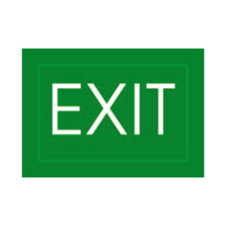 AVEPEL01 set 4 pellicole scritta "exit"