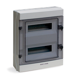 AVEQ6524 quadro ip65 da parete 24 mod. din