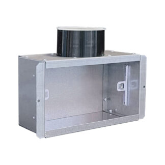 AVEVNXI63PMSL/200L plenum x griglie-1 att.lat. d80mm