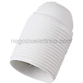 MSTAS00513-B Portalampada E27 filettato Bianco