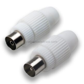 MSTAS005905F Conf.Spina+Presa coassiale 75ohm mm.9.5