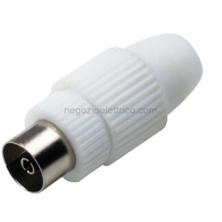 MSTAS00590F-1 Spina Coax Ghiera fil.dia.9.5mm