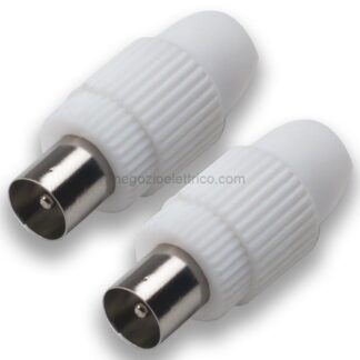 MSTAS00595F Conf. 2 Prese Coax Ghiera fil.dia.9.5mm