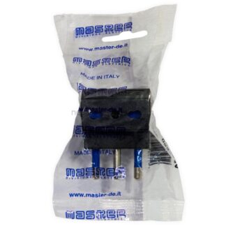 MSTAS05660 Adattatore triplo 16A 2P+T Nero