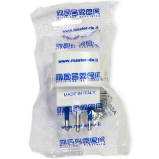 MSTAS05871 Adattatore Schuko 10A 2P+T Bianco