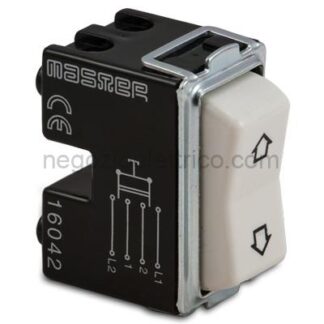 MSTAS16042 Doppio pulsante con frecce 10A 2 NO