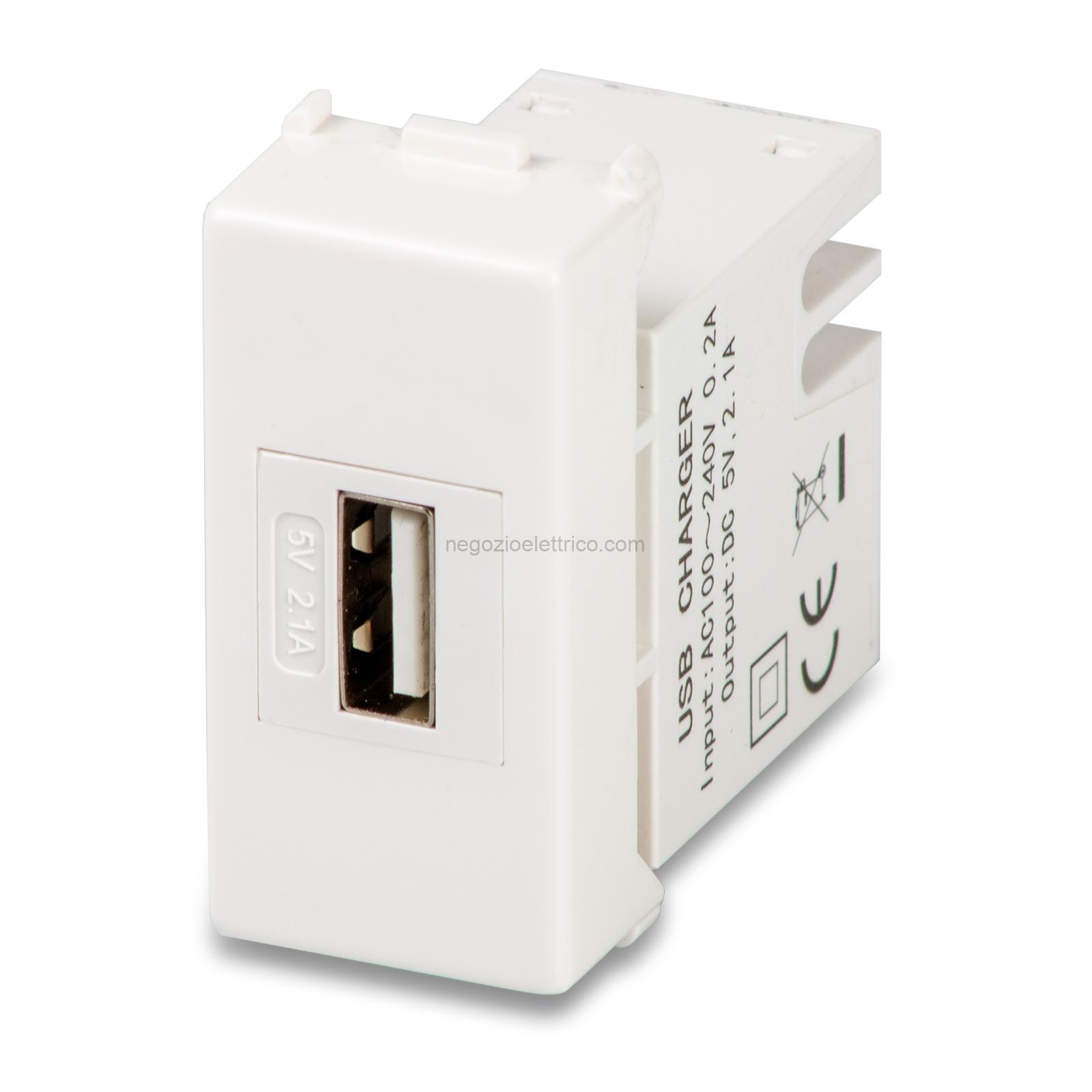 MSTAS21214 Alimentatore MIX USB 5V 2.1A