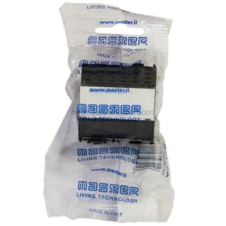 MSTAS31040 Pulsante Portanome 1P 16A 2m.MODO GRIGIO