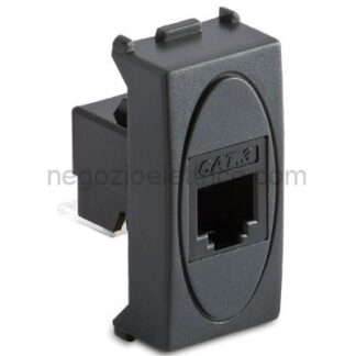 MSTAS31215 Presa RJ11 1 Plug 6-4 MODO GRIGIO