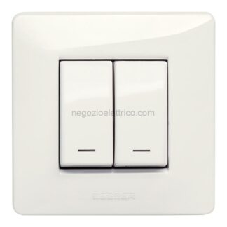 MSTBS21021 2 Interruttori 1P 16AX Illuminabil