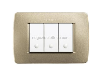 BTIC4803GM luna - placca 3P giallo metallizzato - immagine 3