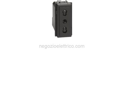 BTIKG4180 L.NOW - presa 2P+T 10/16A 250Vac bipas.nera
