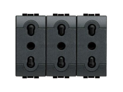 BTIL4180/3 living int - presa triplex bipasso 10/16A - immagine 3