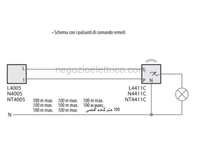 BTIL4411C Interruttore/dimmer connesso. Permette di controllare le luci localmente - immagine 3