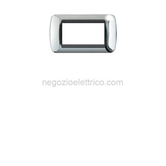 BTIL4804CR living int - placca 4 posti cromo lucido
