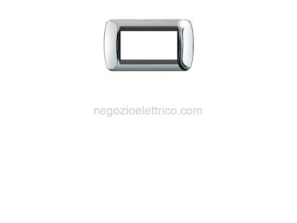 BTIL4804CR living int - placca 4 posti cromo lucido