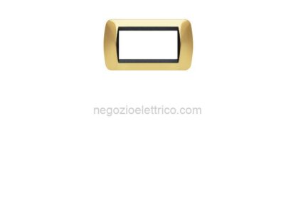 BTIL4804OR living int - placca 4 posti oro vero