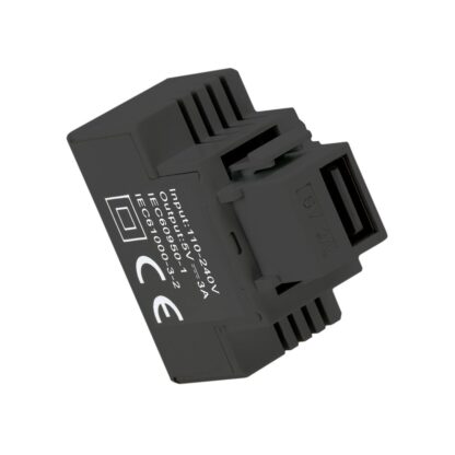 FME82897 Alim.1 USB-A 3A inc.KEYSTONE compatto NE