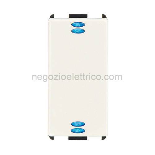 MSTHA10012 Pulsante Doppio 5/24V 10mA c/LED MODO B.