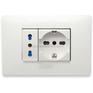 MSTIMK21597 MIX 2 Prese 2P+T 16A 1xP17/11 + 1xP40