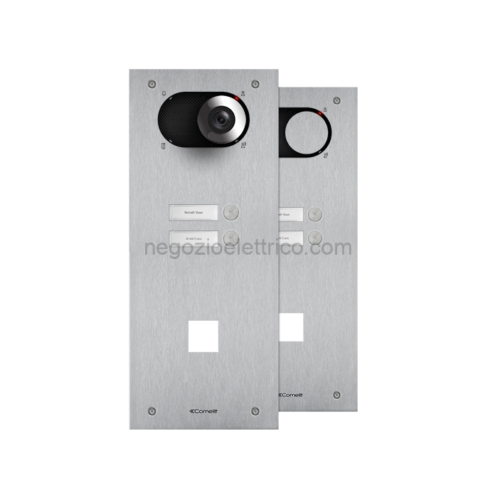 COEIX0102CO frontale switch 2 puls. e foro 40x40mm