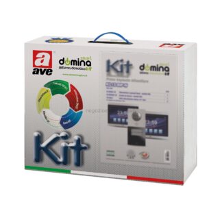 AVEK015-MONOF-N kit base impianto mono fam. nero