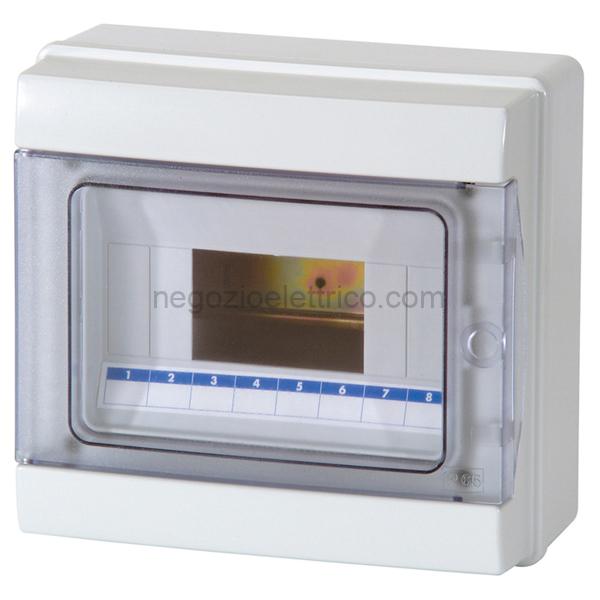 MSTM04908-T C.Parete 8Mod.P.Traspar. IP65