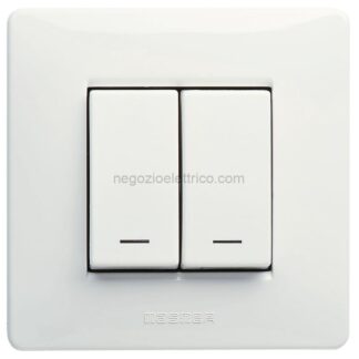 MSTM21021-L MIXMO 2 Interruttori 1P 16AX illuminati