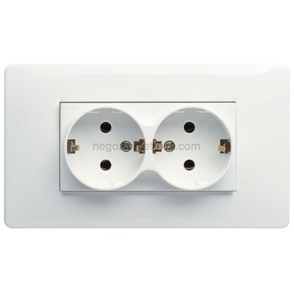 MSTM21176.2 MIXMO Doppia Schuko 16A 2P+T (laterale)