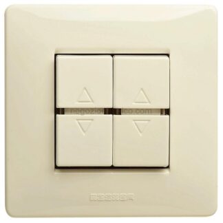 MSTM22026 MIXMO 2 Commutatori 1P 10AX Beige