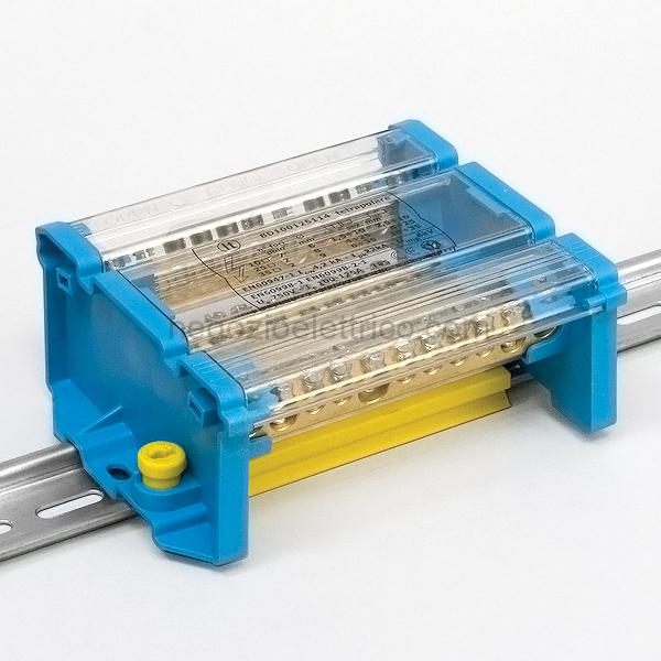 MSTMBD125114 Ripartitore Protetto Tetrap. 125A 11Fori