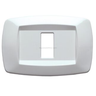 MSTMD101 Placca Modi'1 Posto BIANCO
