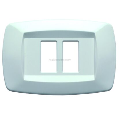 MSTMD10RT Placca Modi' 2 Posti Ravv. BIANCO