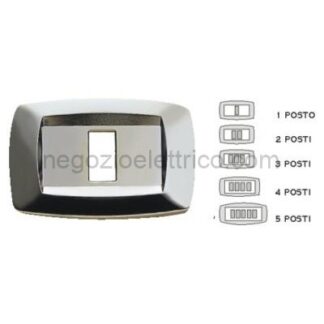 MSTMD222 Placca Modi' 2 Posti ARGENTO