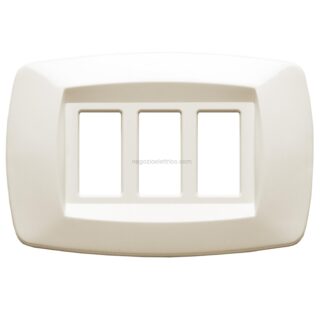 MSTMD283 Placca Modi' 3 Posti AVORIO