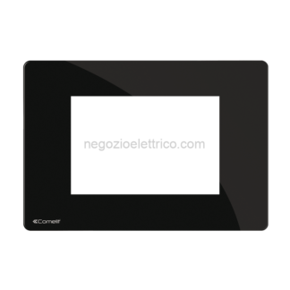 COEONE/PB/BA3 placca absolute black one comp bticino ax..