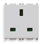 VIW14219.SL Presa 2P+T 13A inglese Silver