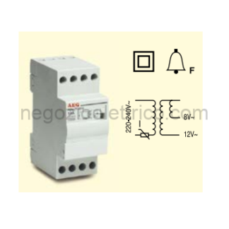 AEGKTB16 Trasformatore modulare 16VA 220-12/24V 2mod.