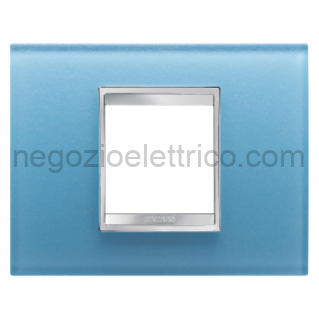 GEWGW16202CA PLACCA LUX 2P VETRO ACQUAMARINA